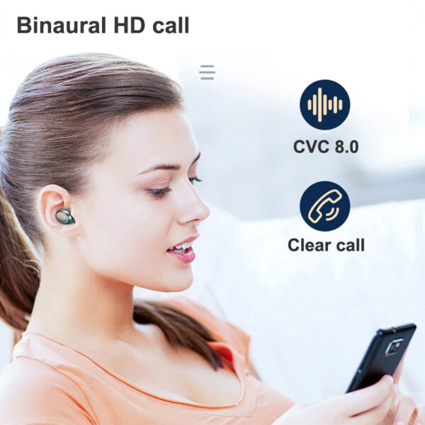 Auriculares inalámbricos con Bluetooth F9 5c TWS - Image 12